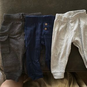3 pair 12 month boy pants